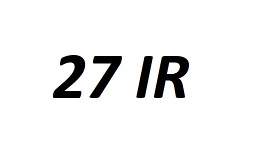 veľkosť 27 IR