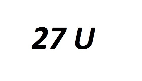 veľkosť 27U IR/L