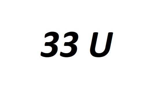 veľkosť 33U IR/L