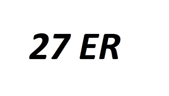 veľkosť 27ER