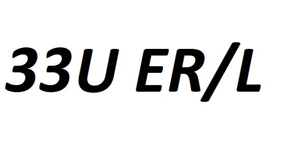veľkosť 33U ER/L