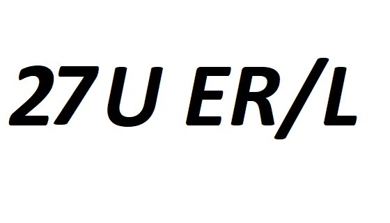 veľkosť 27U ER/L